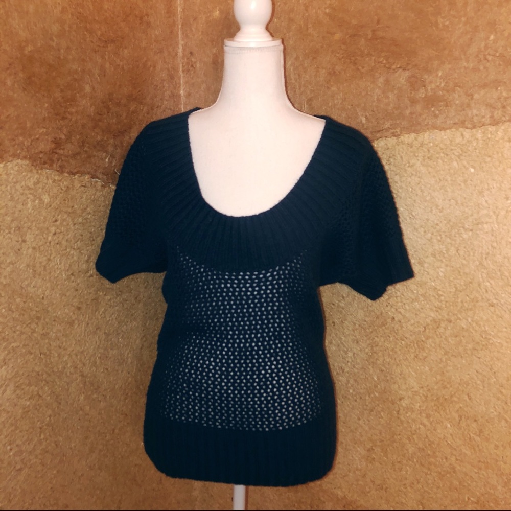 Club Monaco Alpaca Scoop Neck Knit Sweater